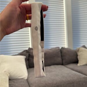 Lululemon White and Black Headband